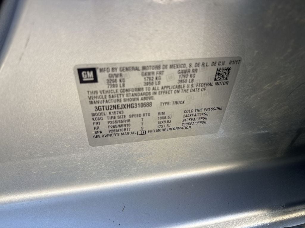 2017 GMC Sierra 1500 SLT