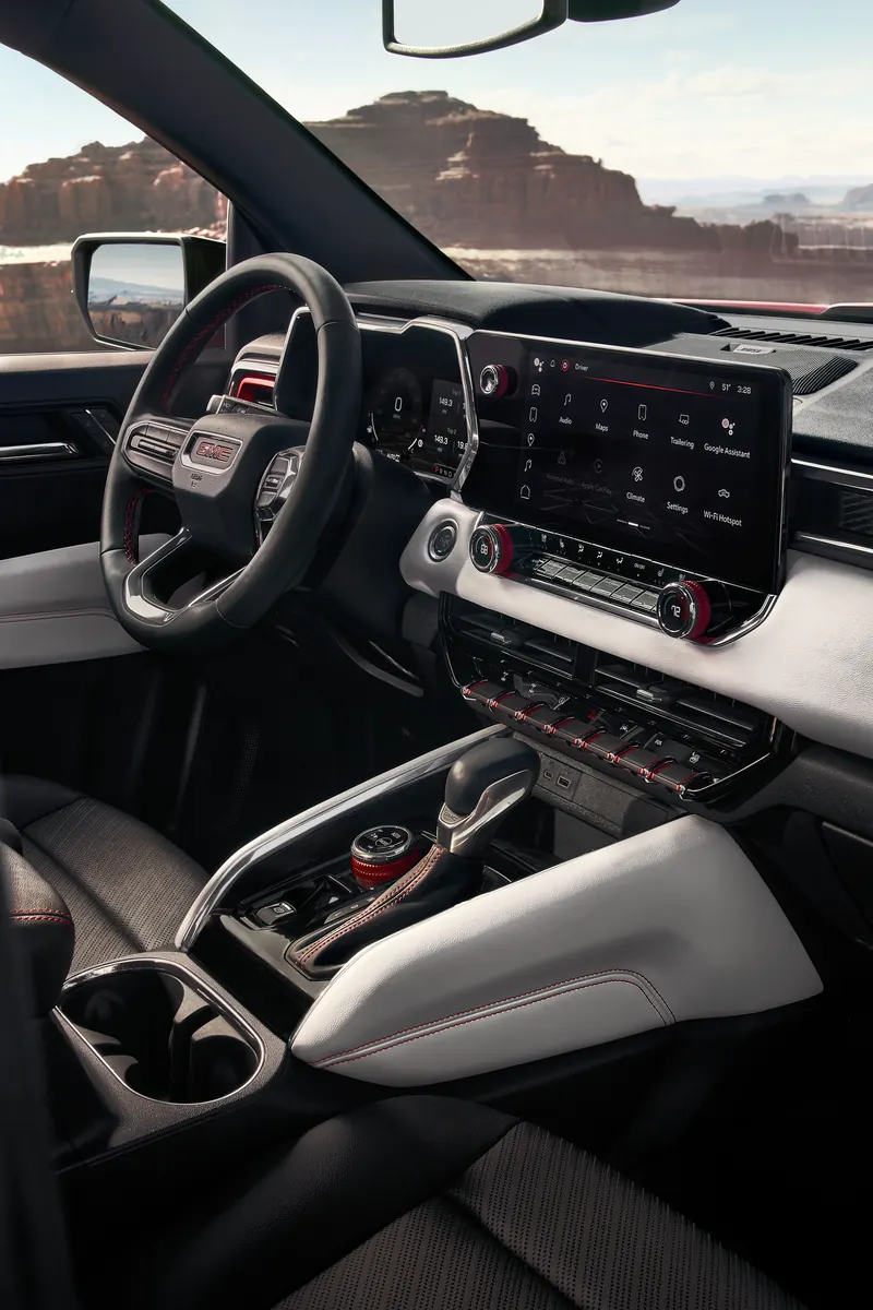 2026 GMC Canyon infotainment system at Lake GMC in Devils Lake ND